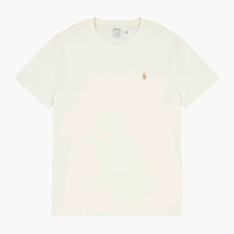 Men's vintage - inspired retro polo shirts with unique patternsCustom Slim Fit Jersey Crewneck T-Shirt Parchment Cream Men's vintage - inspired retro polo shirts with unique patternsCustom Slim Fit Jersey Crewneck T-Shirt Parchment Cream