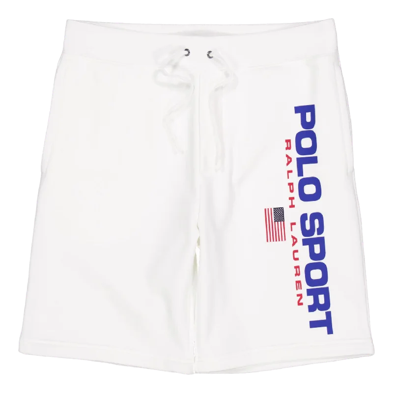 Men's budget - friendly basic polo shirts in multiple colors8-Inch Polo Sport Fleece Short White Men's budget - friendly basic polo shirts in multiple colors8-Inch Polo Sport Fleece Short White