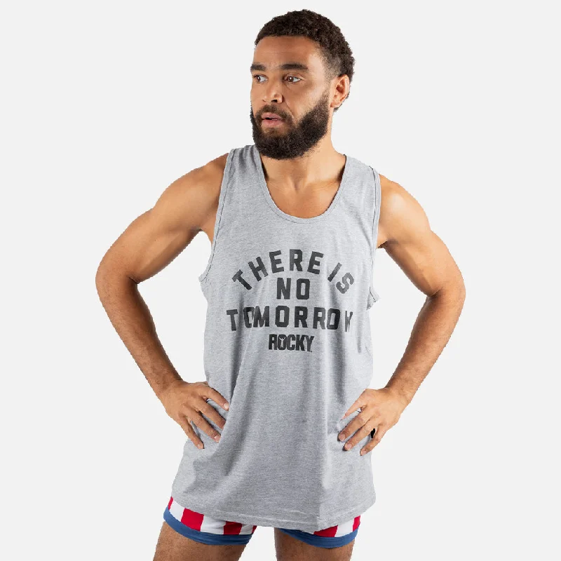 Men's ribbed t - shirts with a textured finish for added styleROCKY THERE IS NO TOMORROW TANK Men's ribbed t - shirts with a textured finish for added styleROCKY THERE IS NO TOMORROW TANK