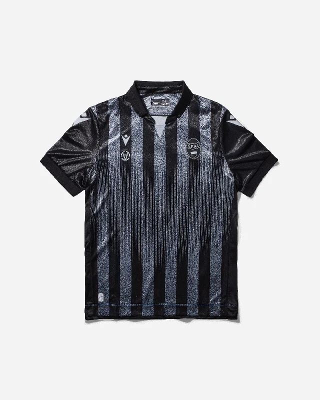 Men's v - neck muscle t - shirts for a body - building aestheticS.P.A.L. Away Jersey 2024/25 Black / Silver Men's v - neck muscle t - shirts for a body - building aestheticS.P.A.L. Away Jersey 2024/25 Black / Silver