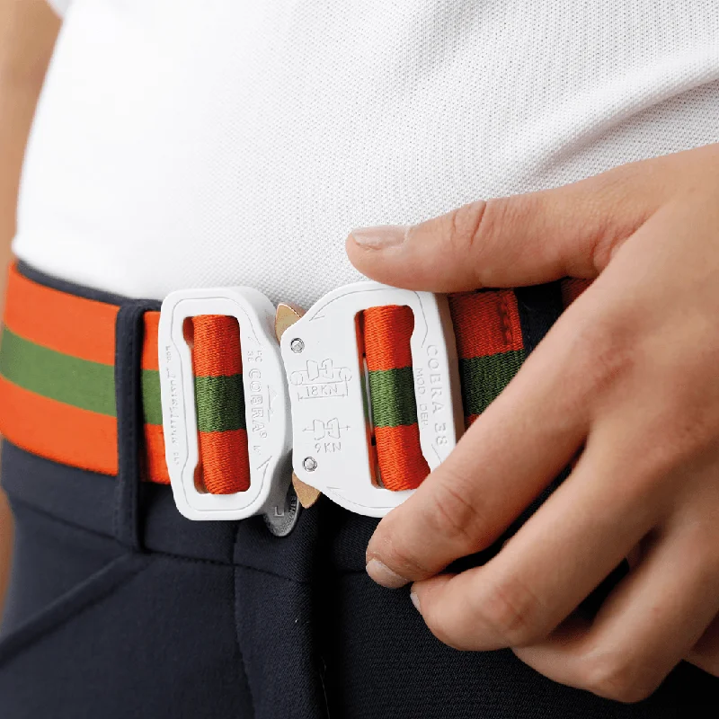 Men's formal - style silk blend polo shirts for special occasionsSports Belt "ANNA Orange"