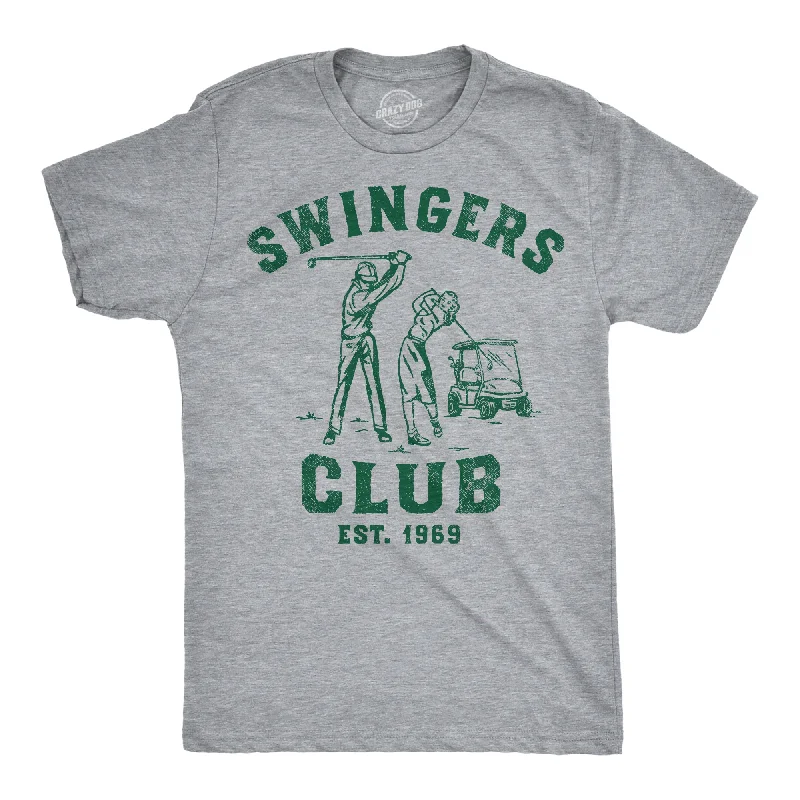 Men's thermal t - shirts with a high - neck design for cold weatherSwingers Club Men's T Shirt Men's thermal t - shirts with a high - neck design for cold weatherSwingers Club Men's T Shirt
