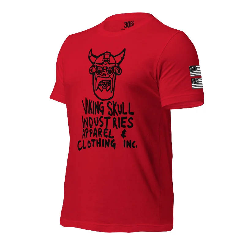Men's long - sleeve henley t - shirts with button - down placketsT-shirt - Viking Skull Industries Men's long - sleeve henley t - shirts with button - down placketsT-shirt - Viking Skull Industries