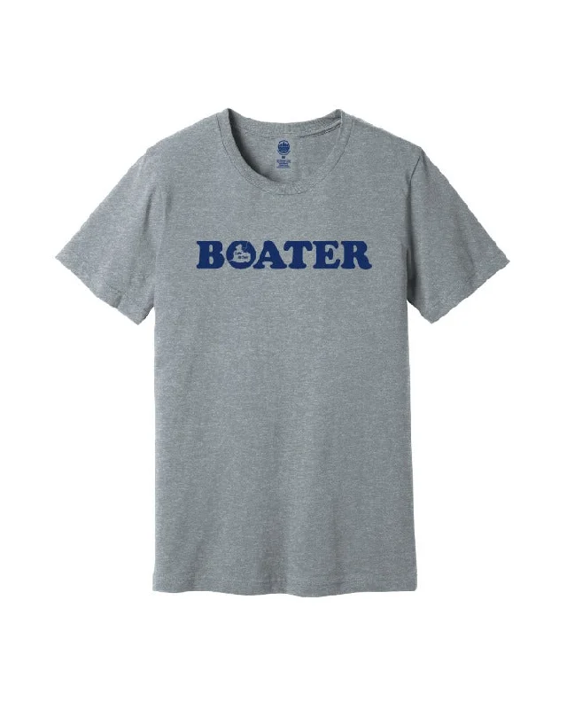 Men's antimicrobial t - shirts for odor - free freshness during travelThe Great Lakes State Lake St. Clair Boater T-Shirt - Heather Grey Men's antimicrobial t - shirts for odor - free freshness during travelThe Great Lakes State Lake St. Clair Boater T-Shirt - Heather Grey