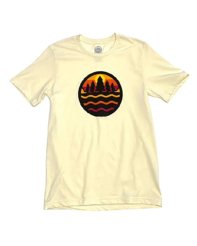 Men's printed Hawaiian t - shirts for tropical vacationsThe Great Lakes State Logo T-Shirt - Natural Men's printed Hawaiian t - shirts for tropical vacationsThe Great Lakes State Logo T-Shirt - Natural