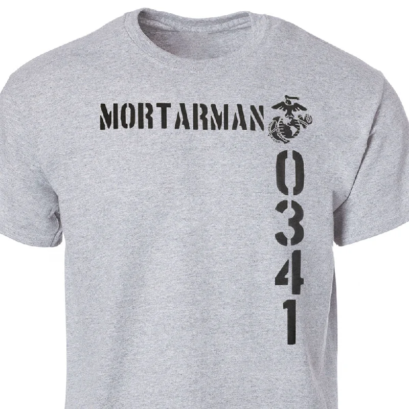 Men's button - front t - shirts with a unique artistic printChoose Your Marine MOS T-shirt Men's button - front t - shirts with a unique artistic printChoose Your Marine MOS T-shirt