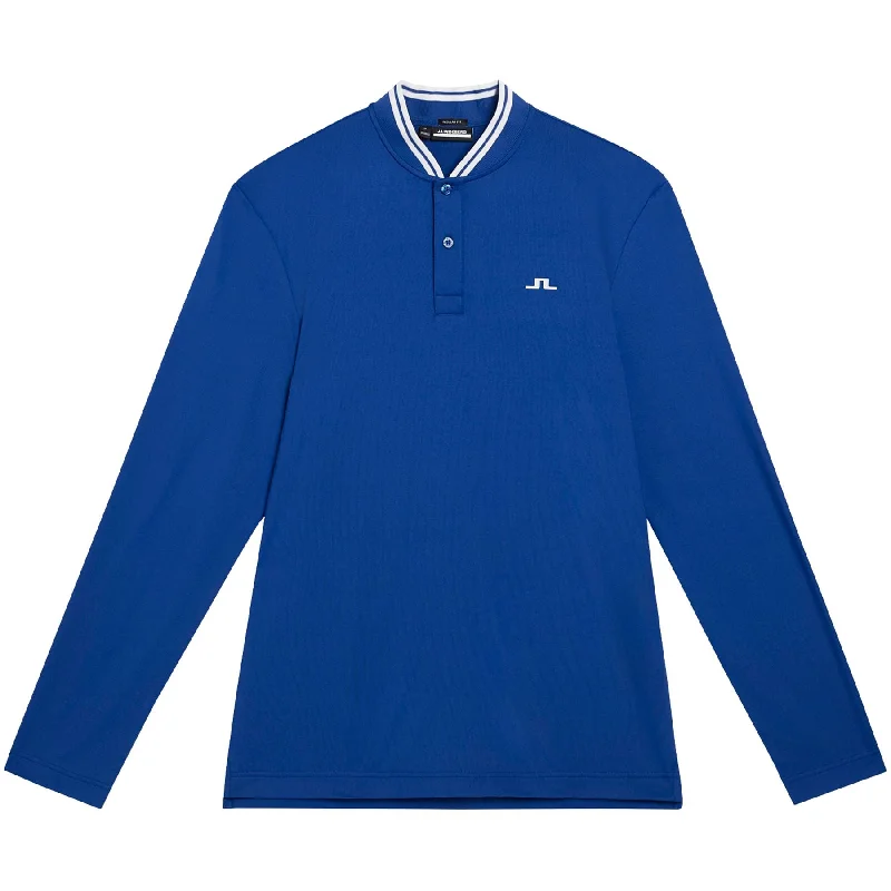 Men's formal - style silk blend polo shirts for special occasionsTyson LS Reg Fit Polo Sodalite Blue - W23 Men's formal - style silk blend polo shirts for special occasionsTyson LS Reg Fit Polo Sodalite Blue - W23