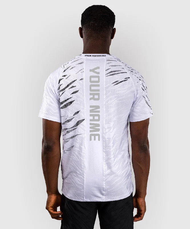 Men's eco - friendly recycled t - shirts for sustainable fashion choicesUFC Fusion by Venum Personalized Authentic Fight Night Men's Walkout Jersey - White Men's eco - friendly recycled t - shirts for sustainable fashion choicesUFC Fusion by Venum Personalized Authentic Fight Night Men's Walkout Jersey - White