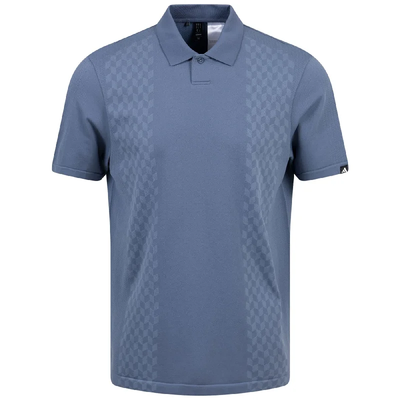 Men's two - tone stripe polo shirts with a preppy styleUltimate365 Tour PRIMEKNIT Polo Preloved Ink - SS24 Men's two - tone stripe polo shirts with a preppy styleUltimate365 Tour PRIMEKNIT Polo Preloved Ink - SS24