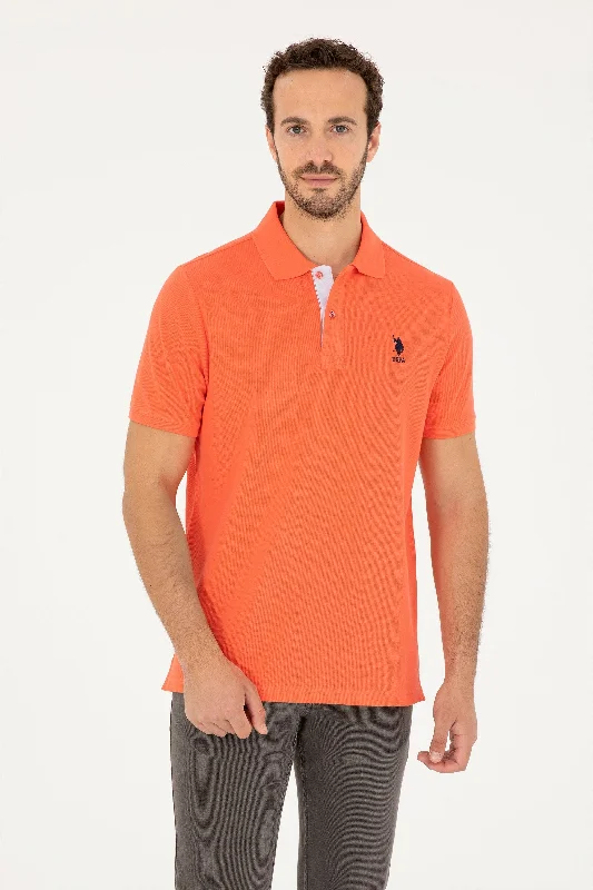 Men's long sleeve classic fit polo shirts with embroidered logosPolo majica kratkih rukava