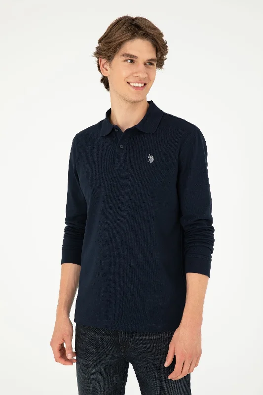 Men's antimicrobial polo shirts for odor - free daily wearPolo majica dugih rukava