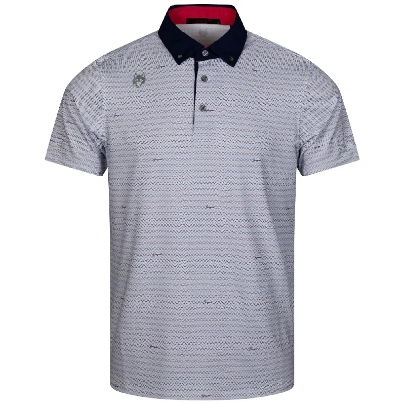 Men's lightweight performance polo shirts for tennis matchesWind And Water Symbol Polo Arctic - 2024