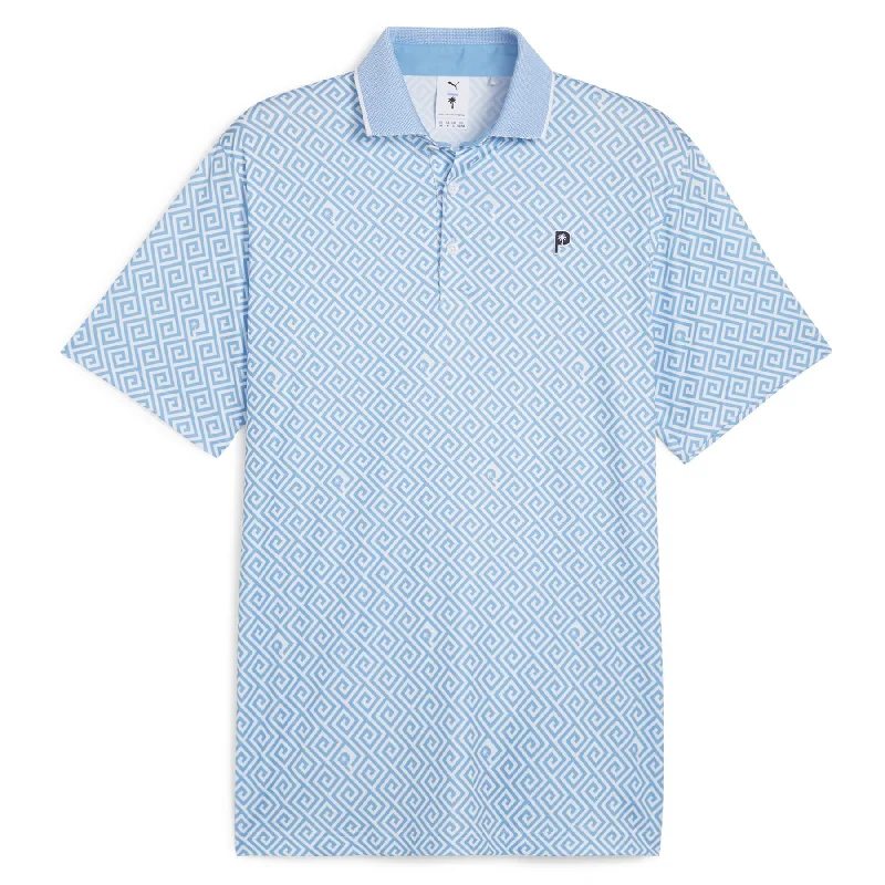 Men's ribbed cuffs and hem polo shirts for a textured lookX PTC Resort Polo Regal Blue/White Glow - SS24 Men's ribbed cuffs and hem polo shirts for a textured lookX PTC Resort Polo Regal Blue/White Glow - SS24