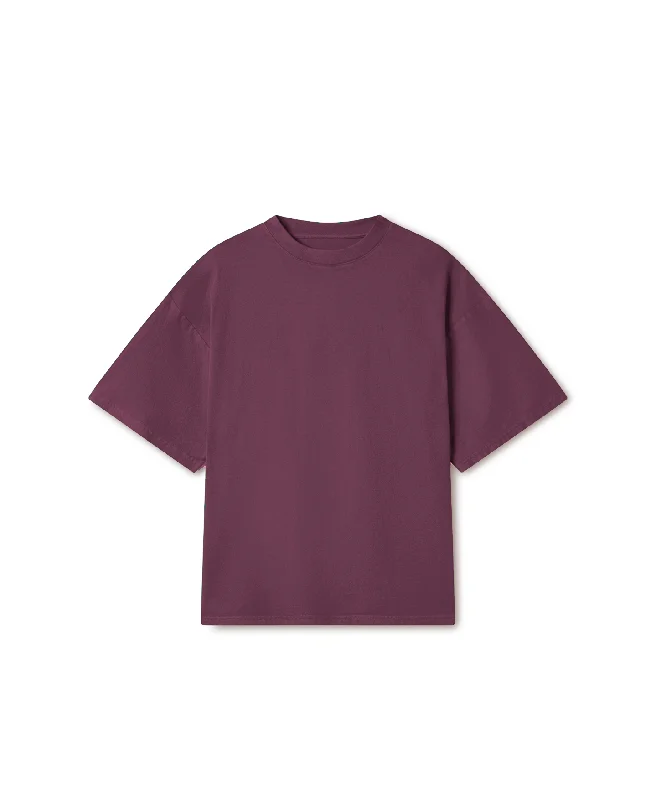 Men's moisture - wicking athletic t - shirts for intense workouts180 GSM 'Burgundy' T-Shirt