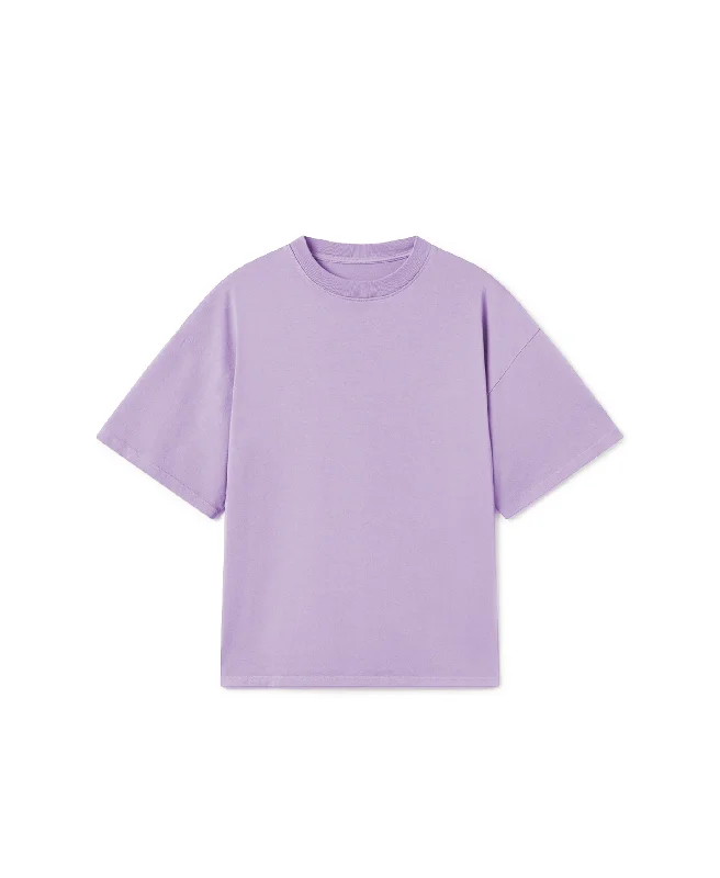Men's printed Hawaiian t - shirts for tropical vacations180 GSM 'Lavender' T-Shirt