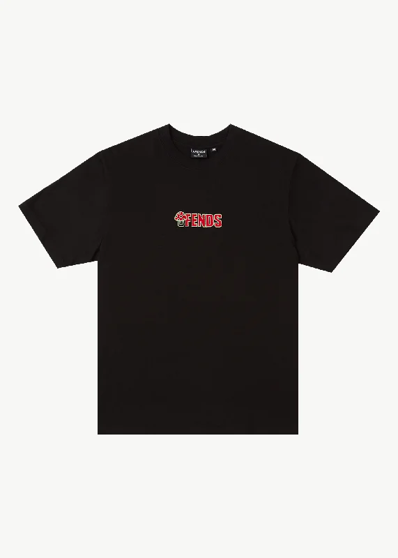 Men's button - front t - shirts with a unique artistic printAFENDS Mens Dosed - Retro Fit Tee - Black Men's button - front t - shirts with a unique artistic printAFENDS Mens Dosed - Retro Fit Tee - Black