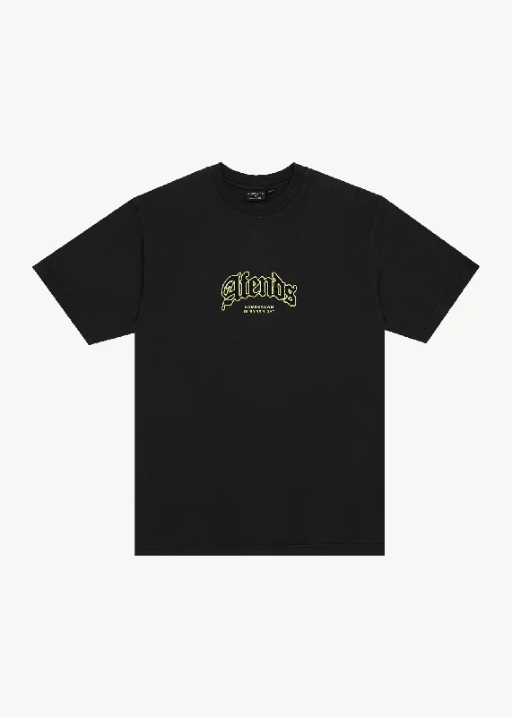 Men's eco - friendly recycled t - shirts for sustainable fashion choicesAFENDS Mens Home - Retro Fit Tee - Stone Black Men's eco - friendly recycled t - shirts for sustainable fashion choicesAFENDS Mens Home - Retro Fit Tee - Stone Black