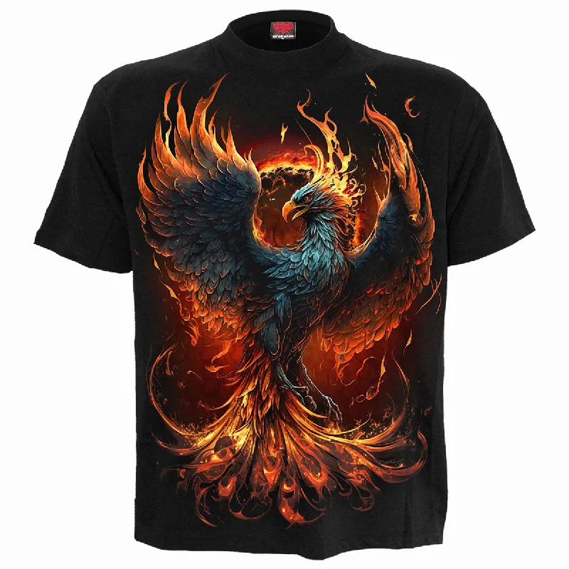 Men's lightweight performance t - shirts for running marathonsASHES REBORN - T-Shirt Black Men's lightweight performance t - shirts for running marathonsASHES REBORN - T-Shirt Black