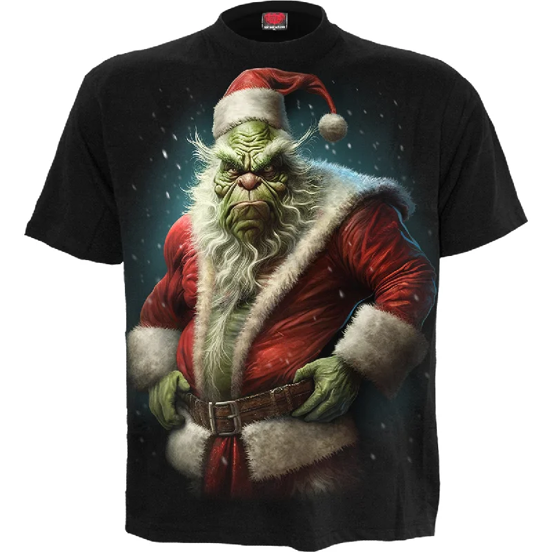 Men's lightweight performance t - shirts for running marathonsBAH HUMBUG - T-Shirt Black