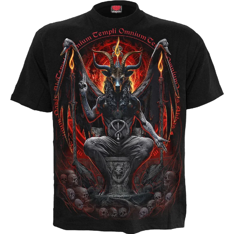Men's lightweight performance t - shirts for running marathonsBAPHOMET - T-Shirt Black