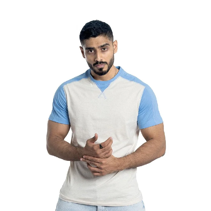 Men's slim - fit graphic t - shirts with vintage rock band printsCrew Neck Dual Colour Half Sleeve T-Shirts. Men's slim - fit graphic t - shirts with vintage rock band printsCrew Neck Dual Colour Half Sleeve T-Shirts.