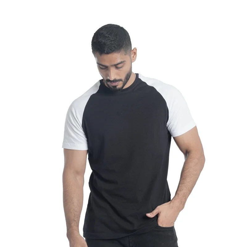 Men's moisture - wicking athletic t - shirts for intense workoutsCrew Neck Dual Colour Half Sleeve T-Shirts. Men's moisture - wicking athletic t - shirts for intense workoutsCrew Neck Dual Colour Half Sleeve T-Shirts.
