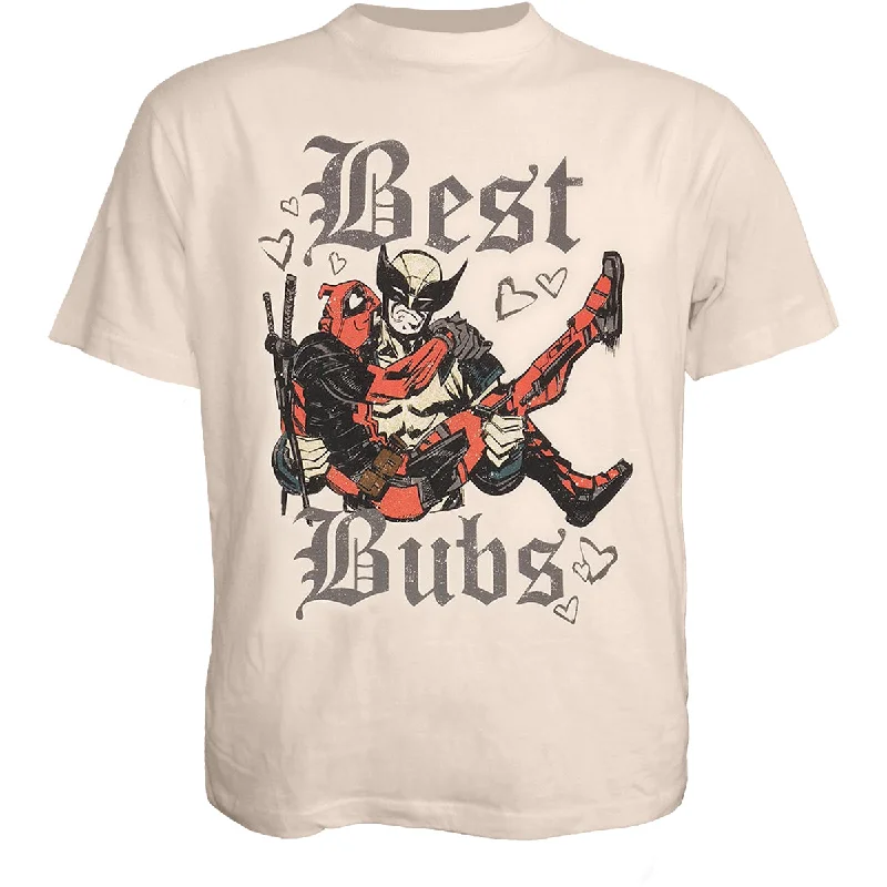 Men's smart - casual checkered t - shirts for semi - formal occasionsDEADPOOL - BEST BUBS - T-Shirt Stone
