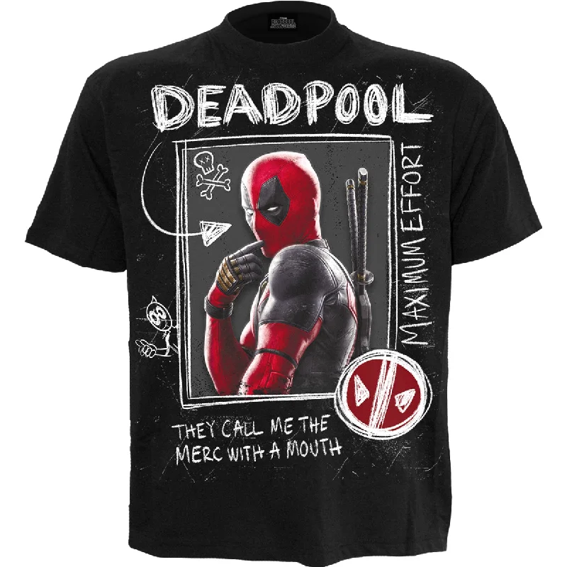 Men's antimicrobial t - shirts for odor - free freshness during travelDEADPOOL - WOLVERINE SKETCHES - T-Shirt Black Men's antimicrobial t - shirts for odor - free freshness during travelDEADPOOL - WOLVERINE SKETCHES - T-Shirt Black