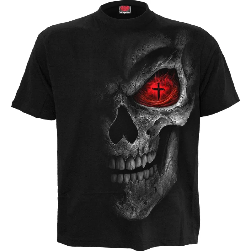 Men's distressed denim - look t - shirts with a rugged appealDEATH STARE - T-Shirt Black Men's distressed denim - look t - shirts with a rugged appealDEATH STARE - T-Shirt Black