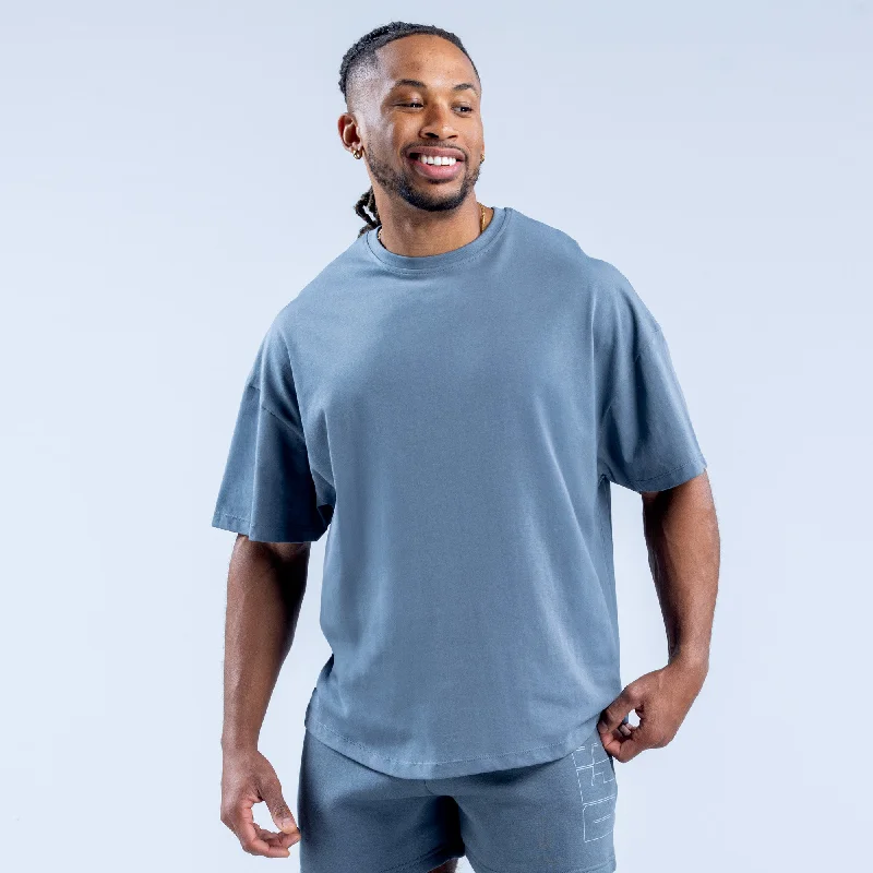 Men's long - sleeve henley t - shirts with button - down placketsRecharge Graphic T-Shirt Men's long - sleeve henley t - shirts with button - down placketsRecharge Graphic T-Shirt