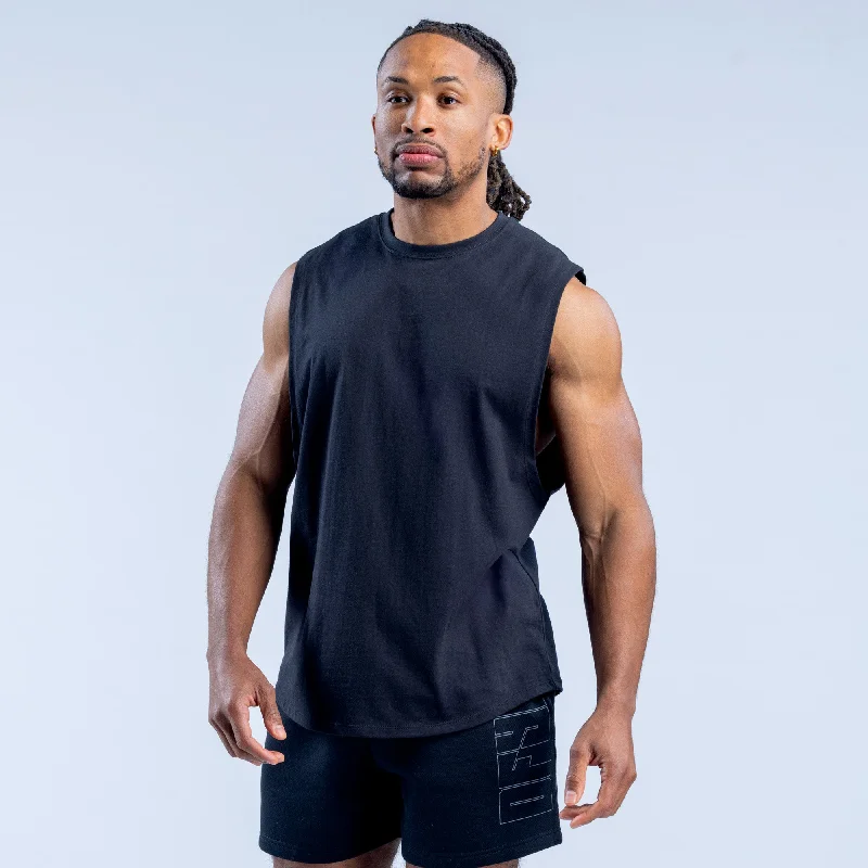 Men's thermal t - shirts with a high - neck design for cold weatherRecharge Graphic Tank Men's thermal t - shirts with a high - neck design for cold weatherRecharge Graphic Tank