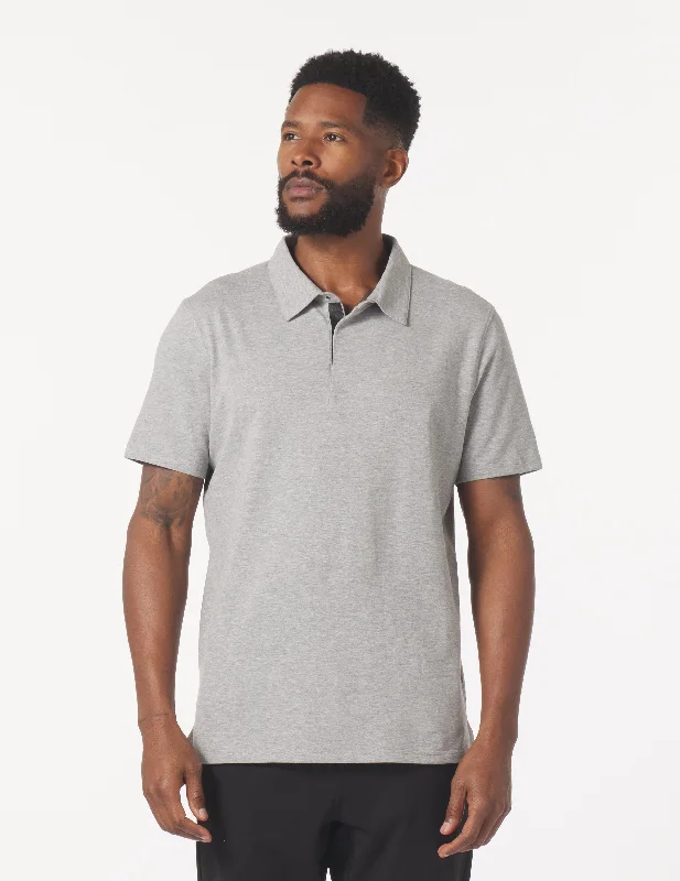 Men's printed Hawaiian t - shirts for tropical vacationsEagle Pique Polo: Dark Heather Grey Men's printed Hawaiian t - shirts for tropical vacationsEagle Pique Polo: Dark Heather Grey