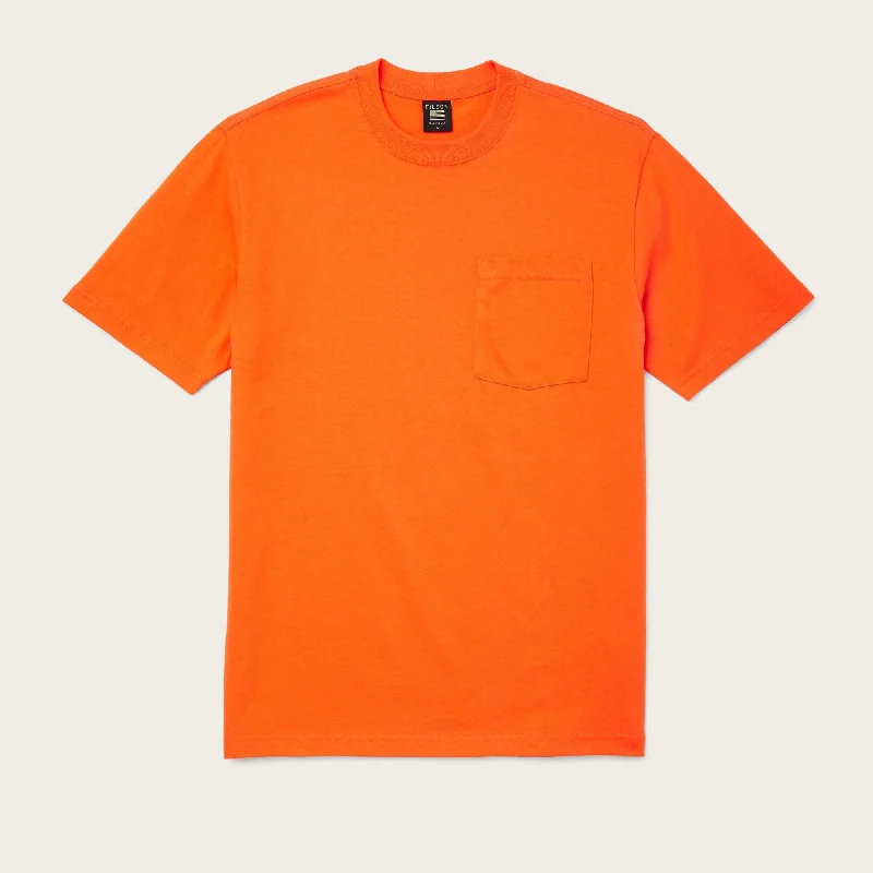 Men's smart - casual checkered t - shirts for semi - formal occasionsPIONEER POCKET T-SHIRT