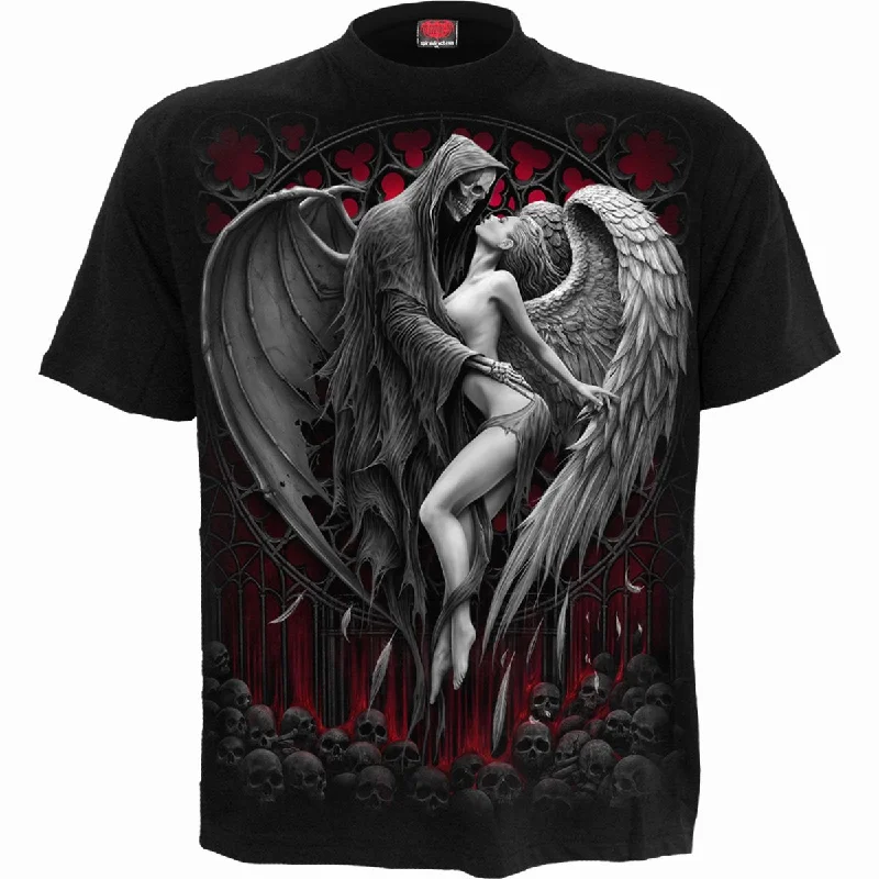 Men's v - neck muscle t - shirts for a body - building aestheticFORBIDDEN - T-Shirt Black Men's v - neck muscle t - shirts for a body - building aestheticFORBIDDEN - T-Shirt Black