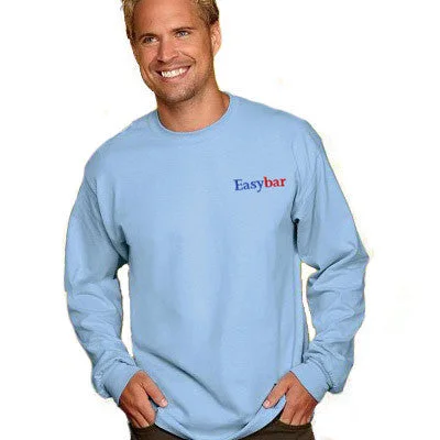 Men's long - sleeve henley t - shirts with button - down placketsGildan Adult Ultra Cotton Long-Sleeve T-Shirt