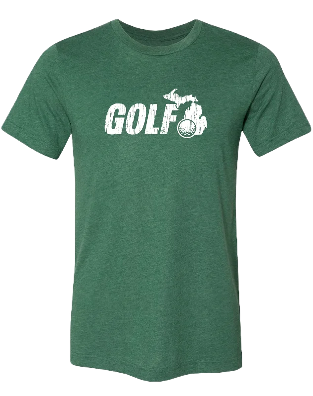 Men's tie - dye t - shirts with a bohemian styleGolf Michigan Unisex T-Shirt