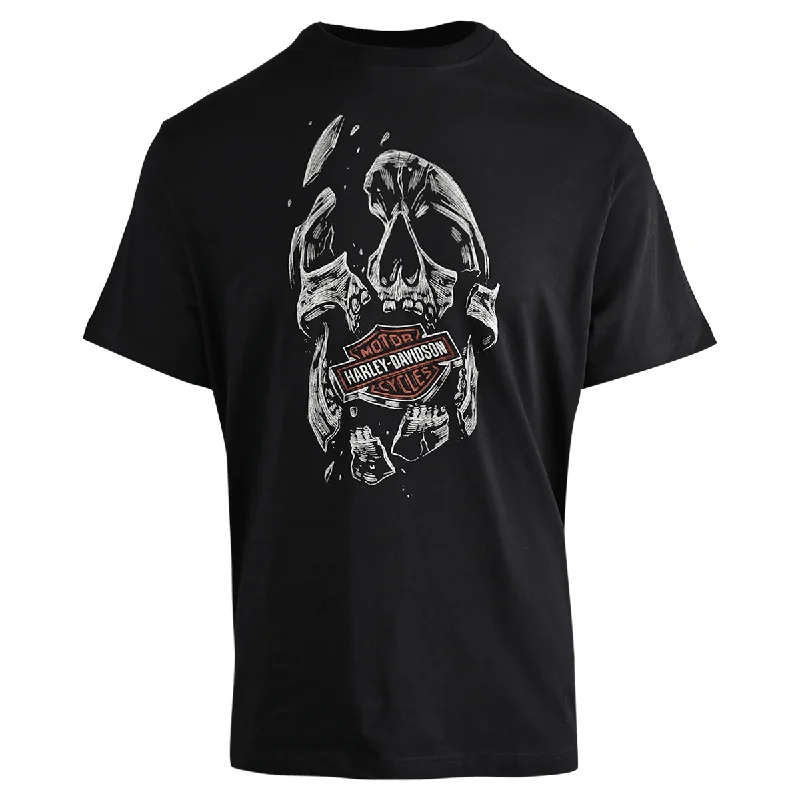 Men's v - neck muscle t - shirts for a body - building aestheticBranded Men's T-Shirt Black Broken Skull Short Sleeve (S51) Men's v - neck muscle t - shirts for a body - building aestheticBranded Men's T-Shirt Black Broken Skull Short Sleeve (S51)