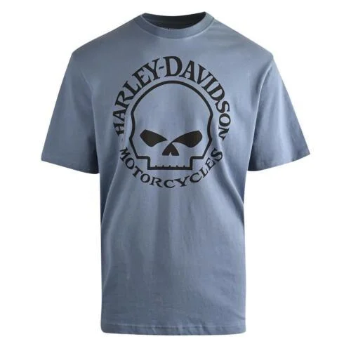 Men's long - sleeve henley t - shirts with button - down placketsBranded Men's T-Shirt Heather Federal Blue Skull Short Sleeve (S57) Men's long - sleeve henley t - shirts with button - down placketsBranded Men's T-Shirt Heather Federal Blue Skull Short Sleeve (S57)
