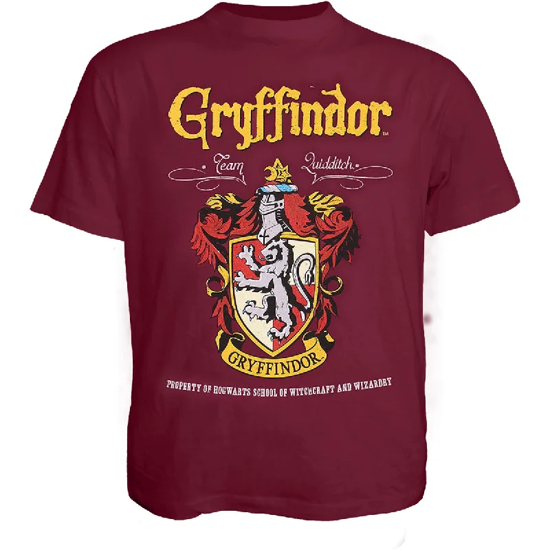 Men's eco - friendly recycled t - shirts for sustainable fashion choicesHARRY POTTER - GRYFFINDOR RED CREST - T-Shirt Maroon Men's eco - friendly recycled t - shirts for sustainable fashion choicesHARRY POTTER - GRYFFINDOR RED CREST - T-Shirt Maroon