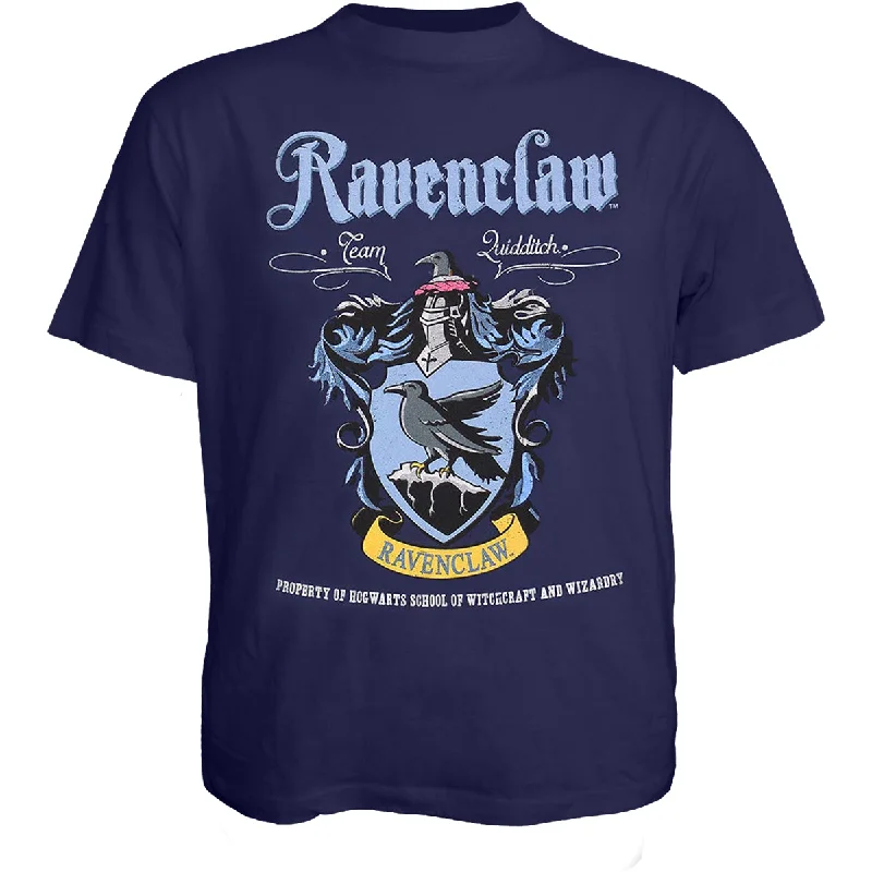 Men's ribbed t - shirts with a textured finish for added styleHARRY POTTER - RAVENCLAW CREST - T-Shirt Denim Men's ribbed t - shirts with a textured finish for added styleHARRY POTTER - RAVENCLAW CREST - T-Shirt Denim