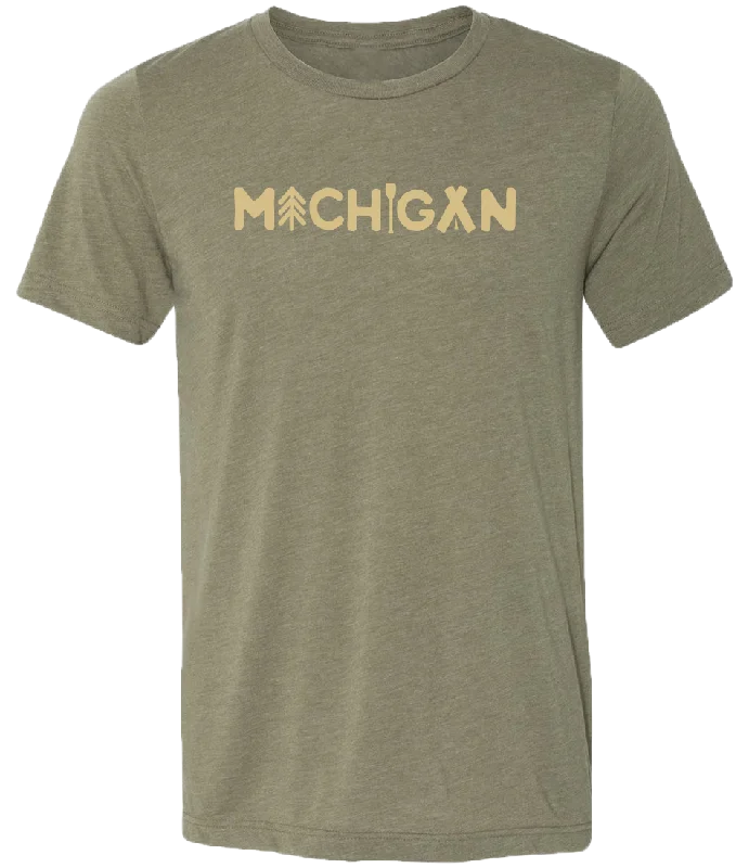 Men's plus - size pocket t - shirts with a classic lookMichigan Outdoors Unisex T-Shirt Men's plus - size pocket t - shirts with a classic lookMichigan Outdoors Unisex T-Shirt