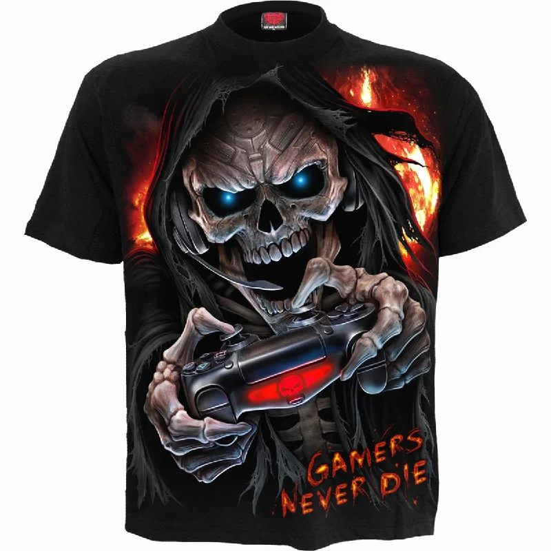 Men's eco - friendly recycled t - shirts for sustainable fashion choicesRESPAWN - T-Shirt Black Men's eco - friendly recycled t - shirts for sustainable fashion choicesRESPAWN - T-Shirt Black