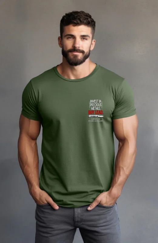 Men's lightweight performance t - shirts for running marathonsSimple Buy Lead T-shirt Men's lightweight performance t - shirts for running marathonsSimple Buy Lead T-shirt