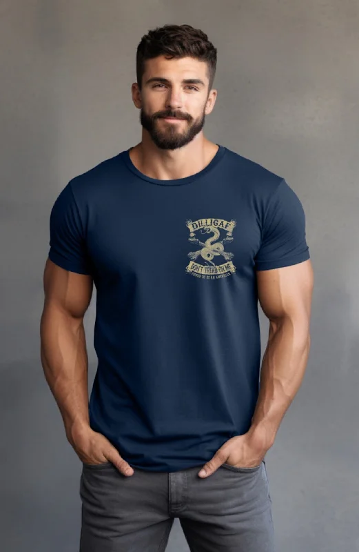 Men's polo t - shirts with a contrast collar for a preppy lookSimple Don't Tread Tan Snake T-shirt Men's polo t - shirts with a contrast collar for a preppy lookSimple Don't Tread Tan Snake T-shirt