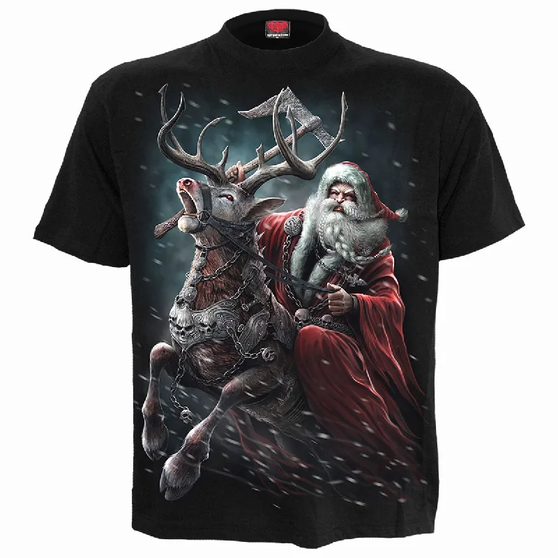 Men's thermal t - shirts with a high - neck design for cold weatherSLEIGHER - T-Shirt Black Men's thermal t - shirts with a high - neck design for cold weatherSLEIGHER - T-Shirt Black