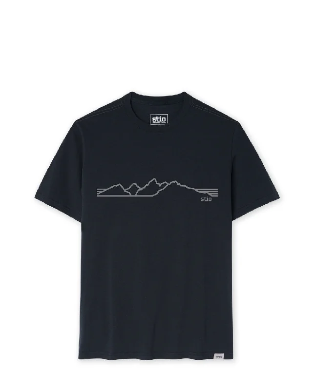 Men's slim - fit graphic t - shirts with vintage rock band printsTeton Elevations Tee