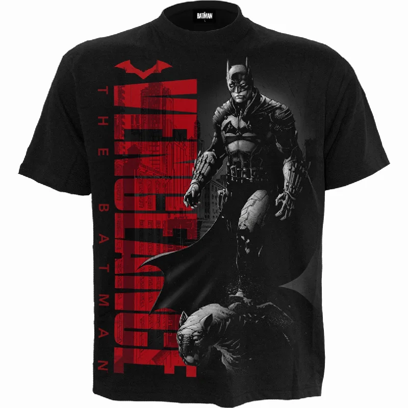 Men's ribbed t - shirts with a textured finish for added styleTHE BATMAN - COMIC COVER - Front Print T-Shirt Black Men's ribbed t - shirts with a textured finish for added styleTHE BATMAN - COMIC COVER - Front Print T-Shirt Black