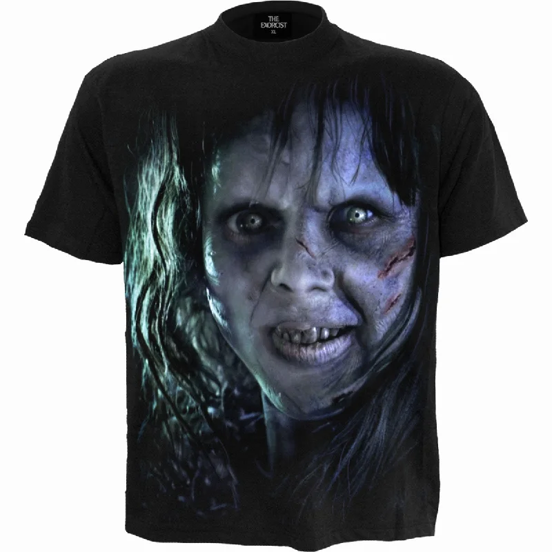 Men's UV - protection t - shirts for outdoor activities in the sunTHE EXORCIST - REGAN - T-Shirt Black