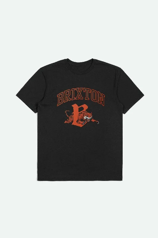 Men's UV - protection t - shirts for outdoor activities in the sunTiger Heavyweight Relaxed T-Shirt - Black Classic Wash