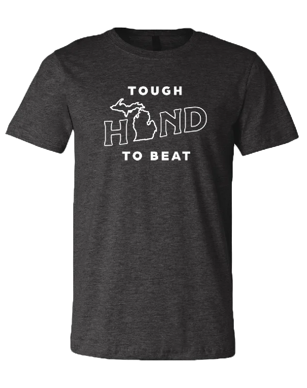 Men's mock - neck t - shirts with a modern and sleek styleTough Hand To Beat Unisex T-Shirt